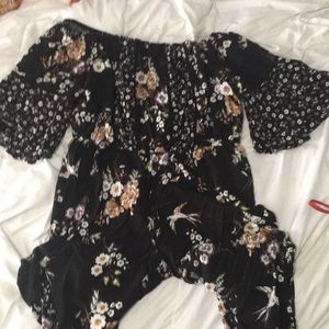 Off shoulder jumpsuit